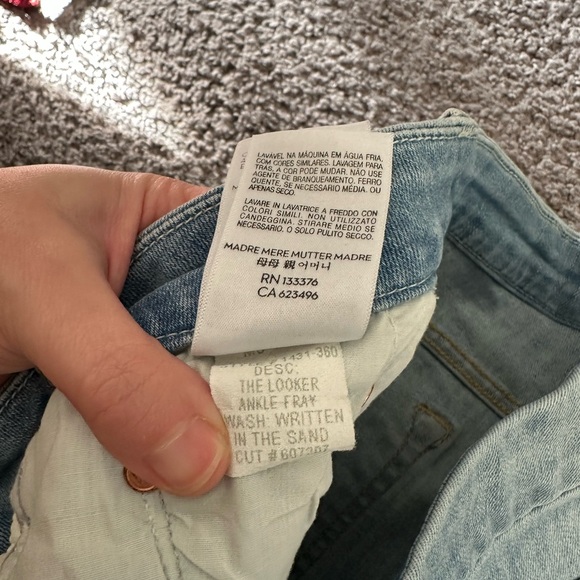 MOTHER Looker Ankle Fray Jeans - Picture 6 of 10